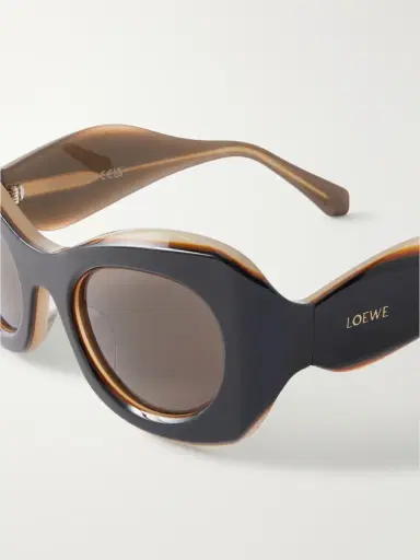 Loewe Paula's Ibiza Signature Black Butterfly Acetate Sunglasses - Men | Thumbnail 3 Loewe Paula's Ibiza Signature Black Butterfly Acetate Sunglasses - Men | Thumbnail 3