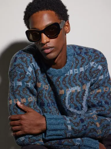 Loewe Paula's Ibiza Signature Black Butterfly Acetate Sunglasses - Men | Thumbnail 5 Loewe Paula's Ibiza Signature Black Butterfly Acetate Sunglasses - Men | Thumbnail 5