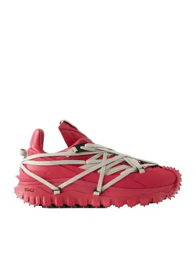 Rick Owens Moncler Trailgrip Megalace® Leather and Rubber Sneakers - Men | Thumbnail 1 Rick Owens Moncler Trailgrip Megalace® Leather and Rubber Sneakers - Men | Thumbnail 1
