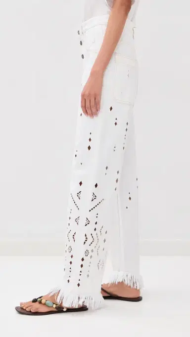 Isabel Marant Amia Jeans White | Thumbnail 5 Isabel Marant Amia Jeans White | Thumbnail 5