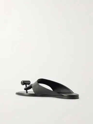 Loewe Toggle Leather Slides | Thumbnail 3 Loewe Toggle Leather Slides | Thumbnail 3