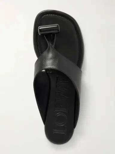 Loewe Toggle Leather Slides | Thumbnail 6 Loewe Toggle Leather Slides | Thumbnail 6