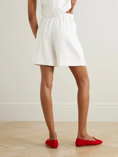 Posse Marchello Pleated Linen Shorts | Thumbnail 3 Posse Marchello Pleated Linen Shorts | Thumbnail 3