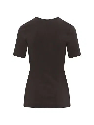 Artemis Diciero Women's Giselle Knit T-Shirt - Black - Size Large | Thumbnail 3 Artemis Diciero Women's Giselle Knit T-Shirt - Black - Size Large | Thumbnail 3