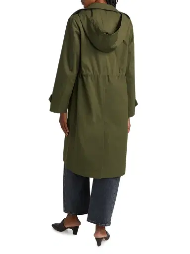 Mercer Collective Women's Melissa Trench Coat - Olive | Thumbnail 5 Mercer Collective Women's Melissa Trench Coat - Olive | Thumbnail 5