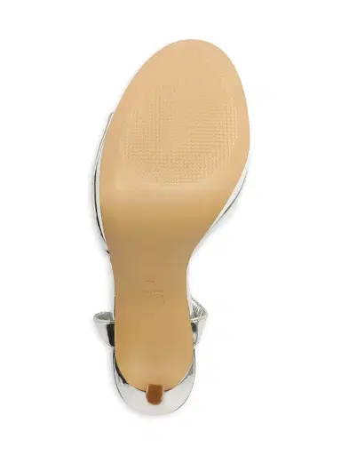 Schutz Women's Scarlett 115MM Leather Platform Sandals - Silver | Thumbnail 8 Schutz Women's Scarlett 115MM Leather Platform Sandals - Silver | Thumbnail 8