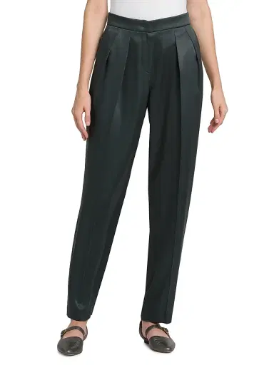 Giorgio Armani Women's Double Silk Satin Trousers | Thumbnail 3 Giorgio Armani Women's Double Silk Satin Trousers | Thumbnail 3