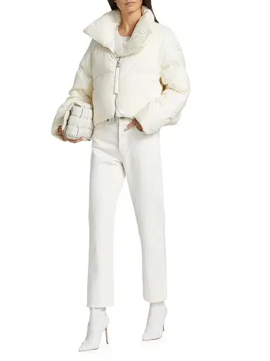 Canada Goose Women's Garnet Crop Puffer Jacket - North Star White | Thumbnail 2 Canada Goose Women's Garnet Crop Puffer Jacket - North Star White | Thumbnail 2