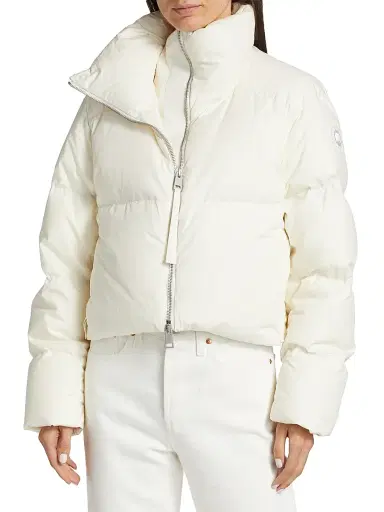 Canada Goose Women's Garnet Crop Puffer Jacket - North Star White | Thumbnail 3 Canada Goose Women's Garnet Crop Puffer Jacket - North Star White | Thumbnail 3