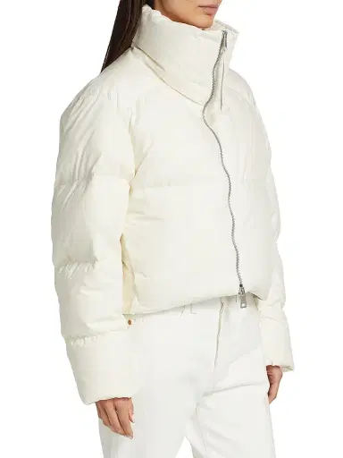 Canada Goose Women's Garnet Crop Puffer Jacket - North Star White | Thumbnail 4 Canada Goose Women's Garnet Crop Puffer Jacket - North Star White | Thumbnail 4
