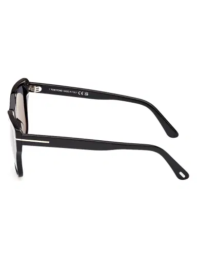 TOM FORD Women's Elsa 55MM Butterfly Sunglasses - Black Polarizied Smoke | Thumbnail 4 TOM FORD Women's Elsa 55MM Butterfly Sunglasses - Black Polarizied Smoke | Thumbnail 4