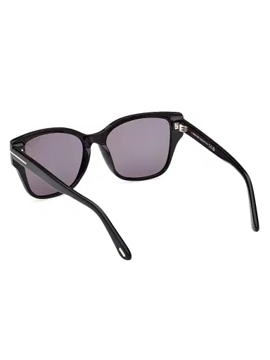 TOM FORD Women's Elsa 55MM Butterfly Sunglasses - Black Polarizied Smoke | Thumbnail 5 TOM FORD Women's Elsa 55MM Butterfly Sunglasses - Black Polarizied Smoke | Thumbnail 5
