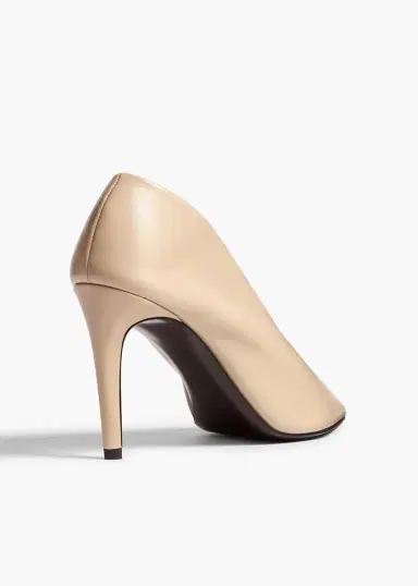 Khaite Miriam Pump In Nude Glazed Leather | Thumbnail 4 Khaite Miriam Pump In Nude Glazed Leather | Thumbnail 4