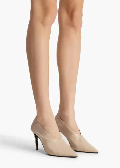 Khaite Miriam Pump In Nude Glazed Leather | Thumbnail 5 Khaite Miriam Pump In Nude Glazed Leather | Thumbnail 5