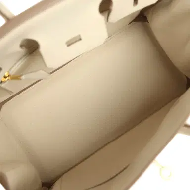 HERMÈS Hermes Birkin 25 Craie Togo Gold Hardware | Thumbnail 8 HERMÈS Hermes Birkin 25 Craie Togo Gold Hardware | Thumbnail 8