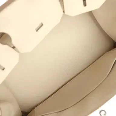 HERMÈS Hermes Birkin 30 Craie Togo Palladium Hardware | Thumbnail 8 HERMÈS Hermes Birkin 30 Craie Togo Palladium Hardware | Thumbnail 8