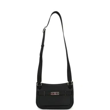 HERMÈS Hermes Jypsiere Mini Black Swift Palladium Hardware | Thumbnail 7 HERMÈS Hermes Jypsiere Mini Black Swift Palladium Hardware | Thumbnail 7