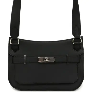HERMÈS Hermes Jypsiere Mini Black Swift Palladium Hardware | Thumbnail 1 HERMÈS Hermes Jypsiere Mini Black Swift Palladium Hardware | Thumbnail 1