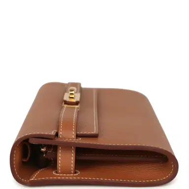 HERMÈS Hermes Kelly Wallet To Go Gold Evercolor Gold Hardware | Thumbnail 5 HERMÈS Hermes Kelly Wallet To Go Gold Evercolor Gold Hardware | Thumbnail 5