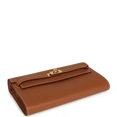 HERMÈS Hermes Kelly Wallet To Go Gold Evercolor Gold Hardware | Thumbnail 6 HERMÈS Hermes Kelly Wallet To Go Gold Evercolor Gold Hardware | Thumbnail 6