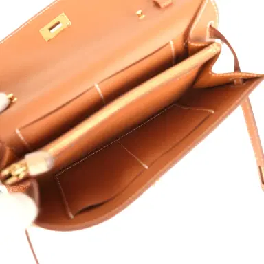 HERMÈS Hermes Kelly Wallet To Go Gold Evercolor Gold Hardware | Thumbnail 10 HERMÈS Hermes Kelly Wallet To Go Gold Evercolor Gold Hardware | Thumbnail 10