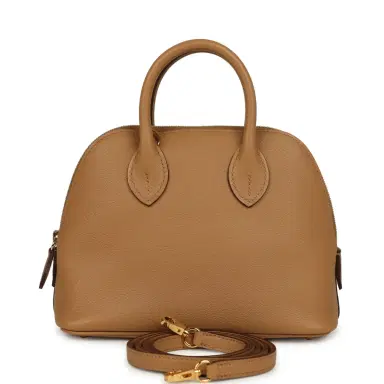 HERMÈS Pre-owned Hermes 1923 Bolide Mini Biscuit Evercolor Gold Hardware | Thumbnail 1 HERMÈS Pre-owned Hermes 1923 Bolide Mini Biscuit Evercolor Gold Hardware | Thumbnail 1