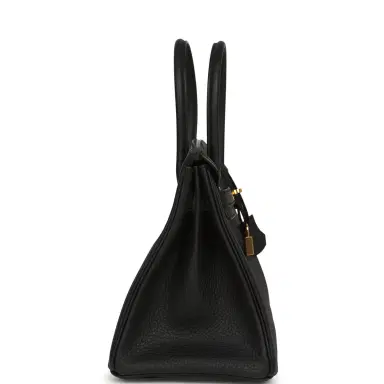 HERMÈS Pre-owned Hermes Birkin 30 Black Togo Gold Hardware | Thumbnail 3 HERMÈS Pre-owned Hermes Birkin 30 Black Togo Gold Hardware | Thumbnail 3