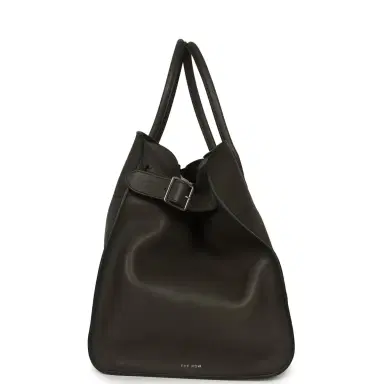 The Row The Row Soft Margaux 17 Bag Koala Grey Saddle Silver Hardware | Thumbnail 3 The Row The Row Soft Margaux 17 Bag Koala Grey Saddle Silver Hardware | Thumbnail 3
