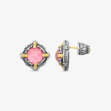 Konstantino Konstantino Gen K Sterling Silver & 18K Yellow Gold Tulite Stud Earrings by The Solist | Thumbnail 3 Konstantino Konstantino Gen K Sterling Silver & 18K Yellow Gold Tulite Stud Earrings by The Solist | Thumbnail 3