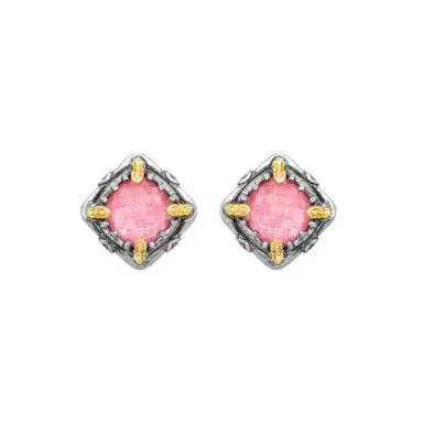 Konstantino Konstantino Gen K Sterling Silver & 18K Yellow Gold Tulite Stud Earrings by The Solist | Thumbnail 1 Konstantino Konstantino Gen K Sterling Silver & 18K Yellow Gold Tulite Stud Earrings by The Solist | Thumbnail 1