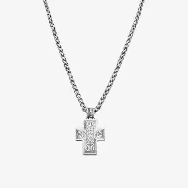 Konstantino Konstantino Hephaestus Sterling Silver Tiger's Eye Cross Necklace by The Solist | Thumbnail 3 Konstantino Konstantino Hephaestus Sterling Silver Tiger's Eye Cross Necklace by The Solist | Thumbnail 3