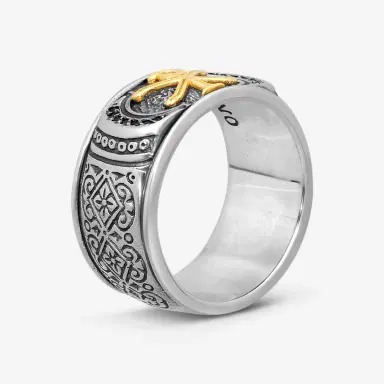 Konstantino Konstantino Stavros Sterling Silver & 18K Yellow Gold Spinel Ring Sz. 10 by The Solist | Thumbnail 2 Konstantino Konstantino Stavros Sterling Silver & 18K Yellow Gold Spinel Ring Sz. 10 by The Solist | Thumbnail 2