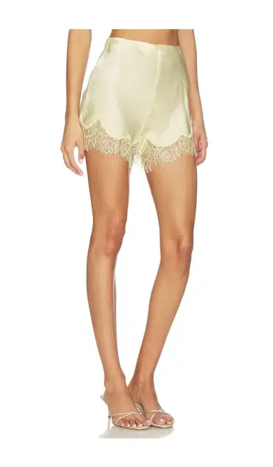 Bardot Silvio Satin Lace Trim Short | Thumbnail 2 Bardot Silvio Satin Lace Trim Short | Thumbnail 2