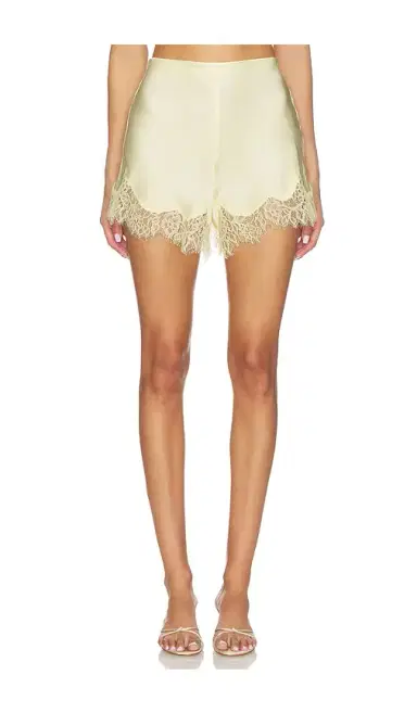 Bardot Silvio Satin Lace Trim Short | Thumbnail 1 Bardot Silvio Satin Lace Trim Short | Thumbnail 1