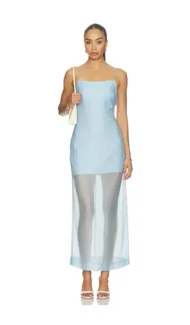Amanda Uprichard Jenny Midi Dress | Thumbnail 1 Amanda Uprichard Jenny Midi Dress | Thumbnail 1