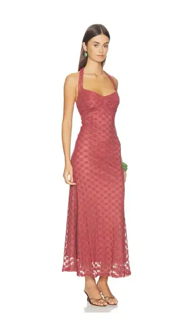 Bardot Mariko Halter Neck Midi Dress | Thumbnail 2 Bardot Mariko Halter Neck Midi Dress | Thumbnail 2