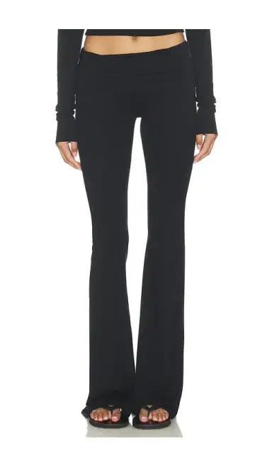 ÉTERNE Foldover Flare Pant | Thumbnail 1 ÉTERNE Foldover Flare Pant | Thumbnail 1