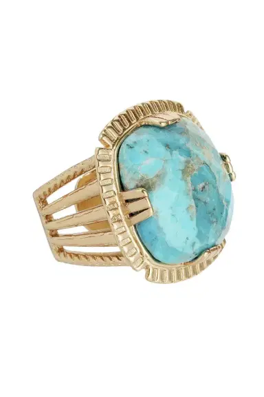 Gas Bijoux Blue Arty Chevaliere Ring | Thumbnail 1 Gas Bijoux Blue Arty Chevaliere Ring | Thumbnail 1