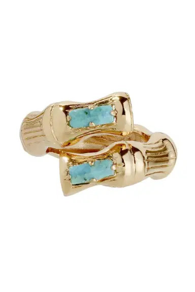 Gas Bijoux Blue Bamboo Liane Ring | Thumbnail 1 Gas Bijoux Blue Bamboo Liane Ring | Thumbnail 1