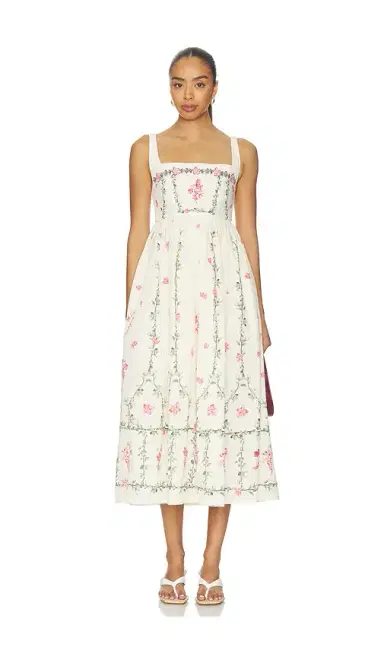 Agua by Agua Bendita Barbara Midi Dress | Thumbnail 1 Agua by Agua Bendita Barbara Midi Dress | Thumbnail 1