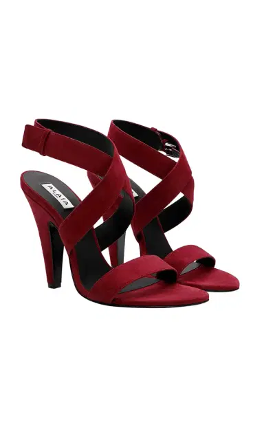 Alaïa Cone Suede Sandals | Thumbnail 4 Alaïa Cone Suede Sandals | Thumbnail 4