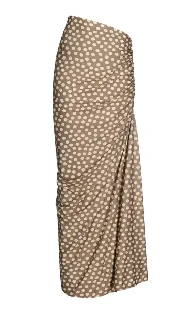 Alaïa Gathered Jersey Maxi Skirt | Thumbnail 1 Alaïa Gathered Jersey Maxi Skirt | Thumbnail 1