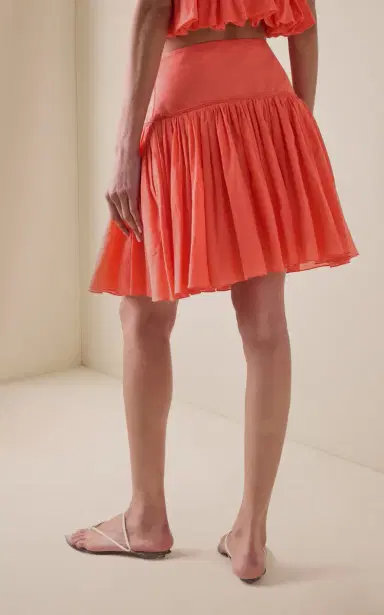 Alaïa Basque Cotton-Blend Mini Skirt | Thumbnail 4 Alaïa Basque Cotton-Blend Mini Skirt | Thumbnail 4