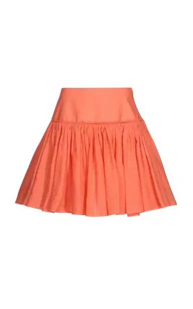 Alaïa Basque Cotton-Blend Mini Skirt | Thumbnail 1 Alaïa Basque Cotton-Blend Mini Skirt | Thumbnail 1