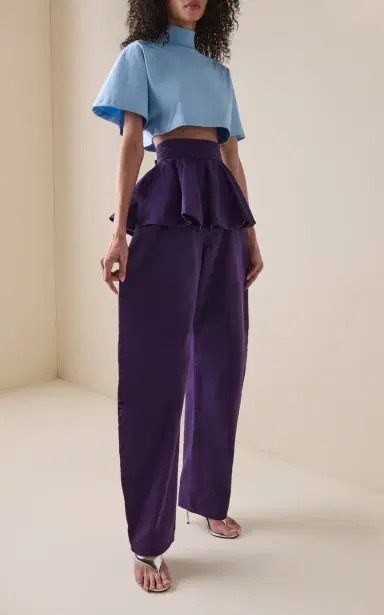 Alaïa Oversized Cropped Cotton T-Shirt | Thumbnail 4 Alaïa Oversized Cropped Cotton T-Shirt | Thumbnail 4