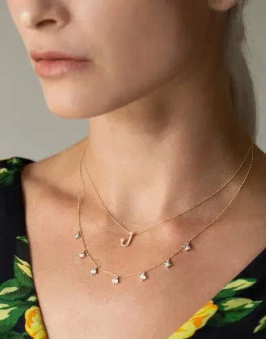DANA REBECCA DESIGNS Diamond Ava Bea Station Necklace | Thumbnail 2 DANA REBECCA DESIGNS Diamond Ava Bea Station Necklace | Thumbnail 2
