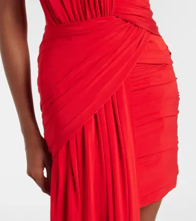 Stella McCartney Draped crêpe jersey bustier dress | Thumbnail 2 Stella McCartney Draped crêpe jersey bustier dress | Thumbnail 2