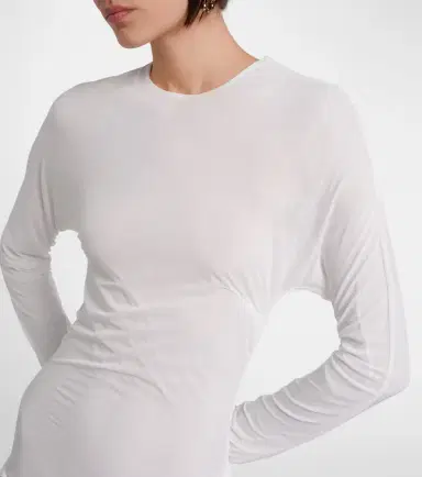 Christopher Esber Stone Pin draped jersey gown | Thumbnail 4 Christopher Esber Stone Pin draped jersey gown | Thumbnail 4