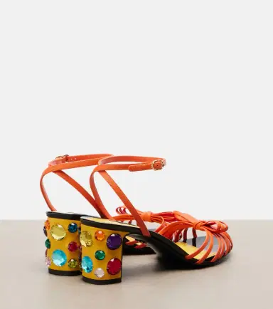 Dolce & Gabbana Keira embellished leather sandals | Thumbnail 2 Dolce & Gabbana Keira embellished leather sandals | Thumbnail 2