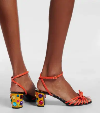 Dolce & Gabbana Keira embellished leather sandals | Thumbnail 6 Dolce & Gabbana Keira embellished leather sandals | Thumbnail 6